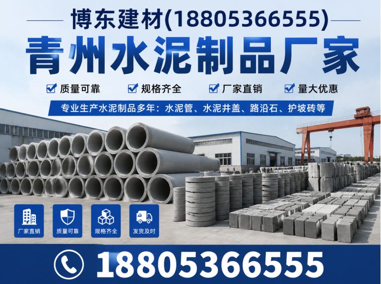 临朐县青州水泥制品厂家展示图